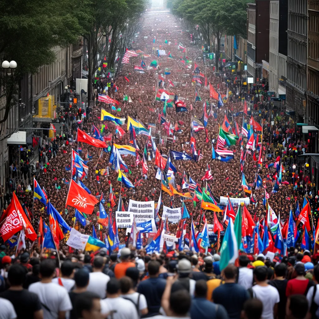 protesto multidao diversidade justica protesto multidao diversidade justica