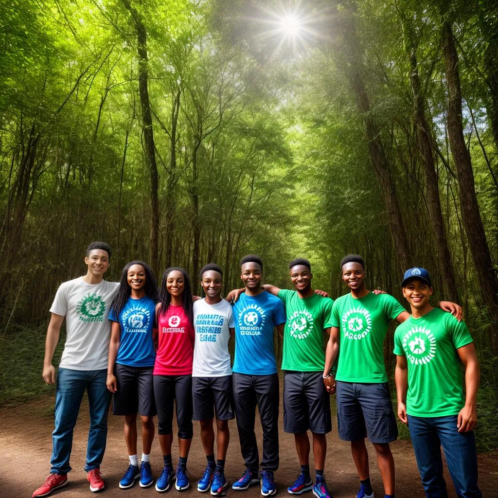 grupo diverso floresta camisetas justica ambiental