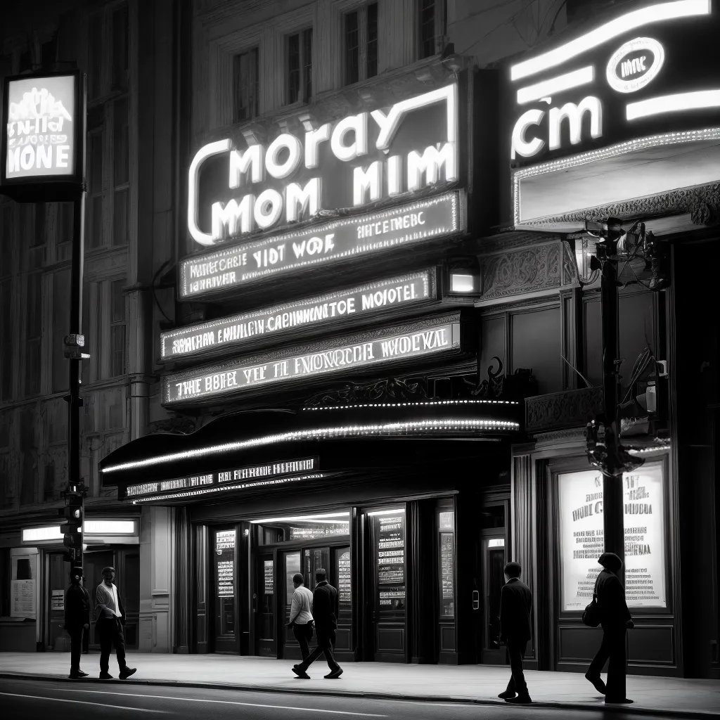 marquee etica cinema silhuetas