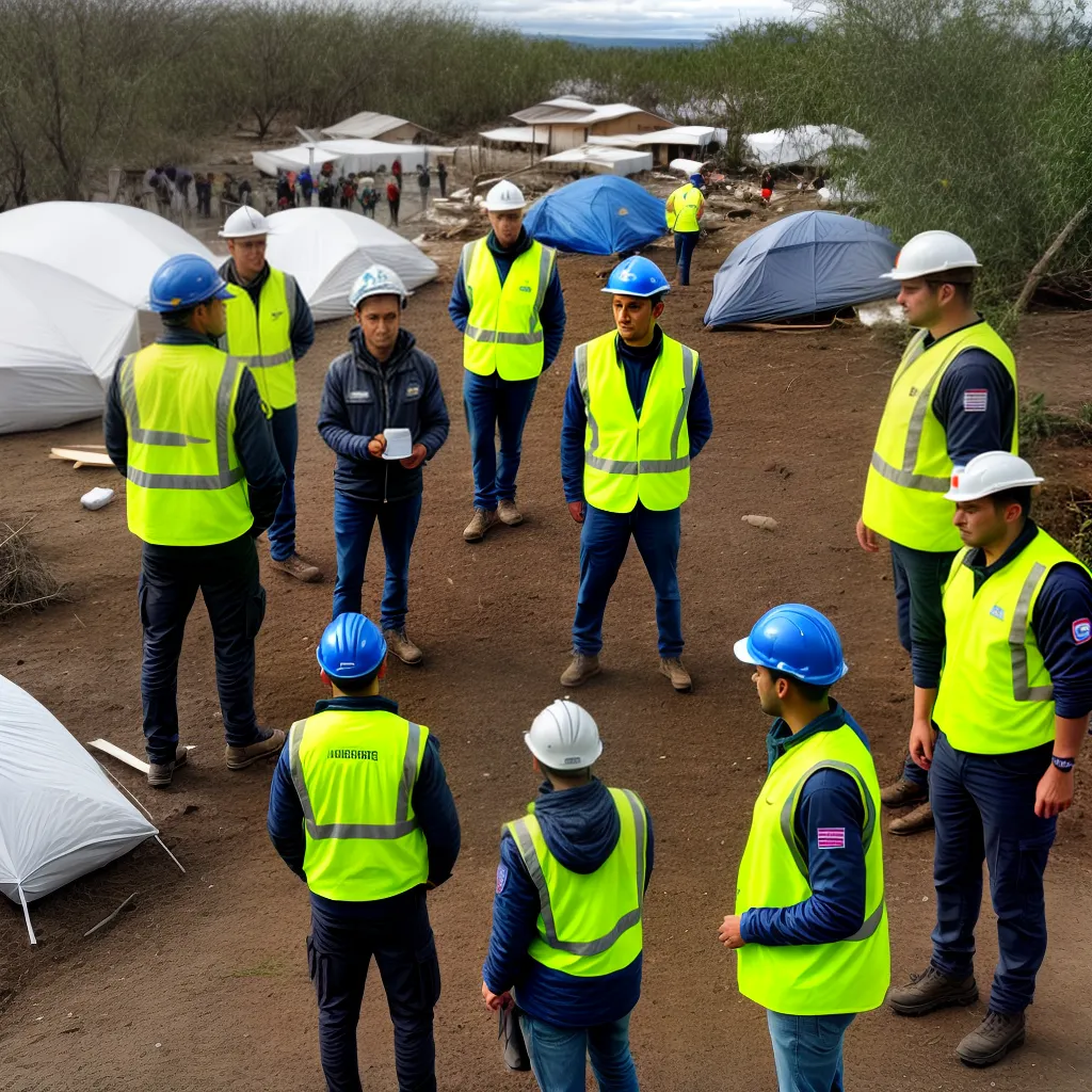 voluntarios ajuda humanitaria desastre
