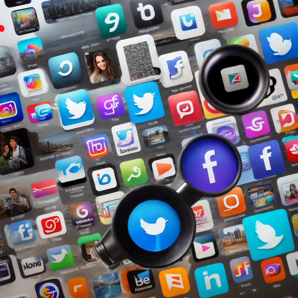 icones redes sociais lupa etica
