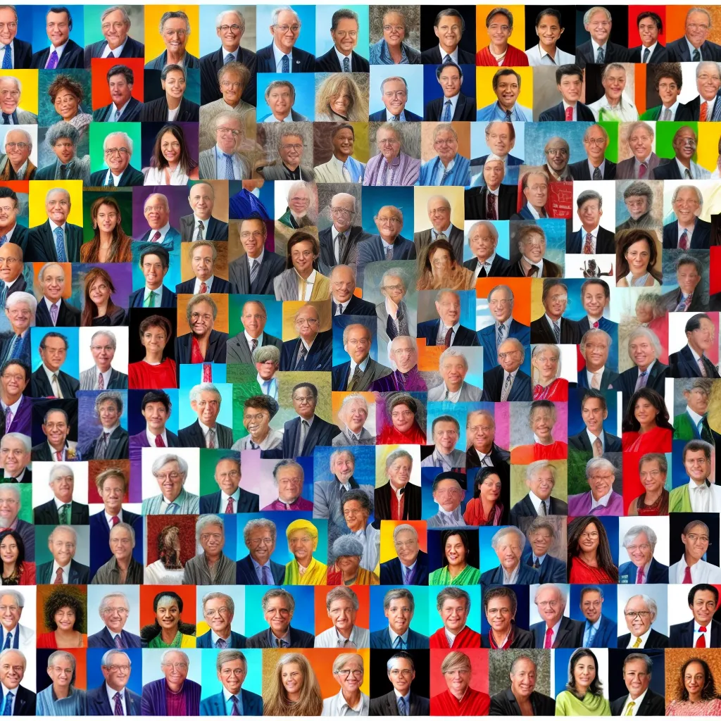 bilionarios influentes retratos diversidade