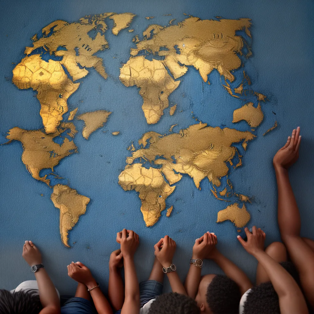 maos unidas refugiados bem vindos