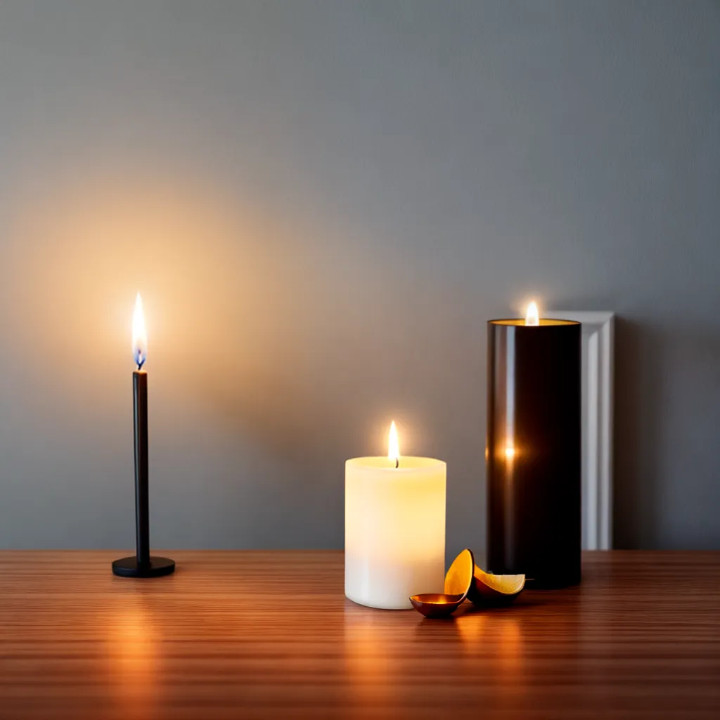 vela iluminando sabedoria simplicidade