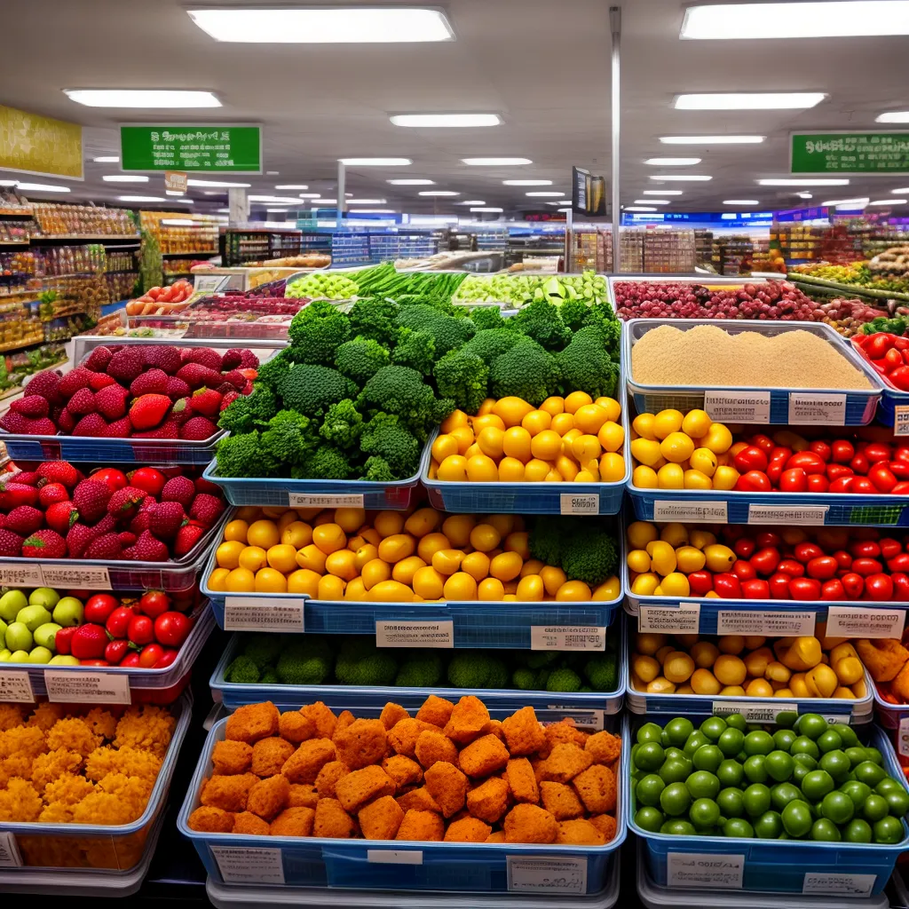 supermercado abundante conveniencia limitada