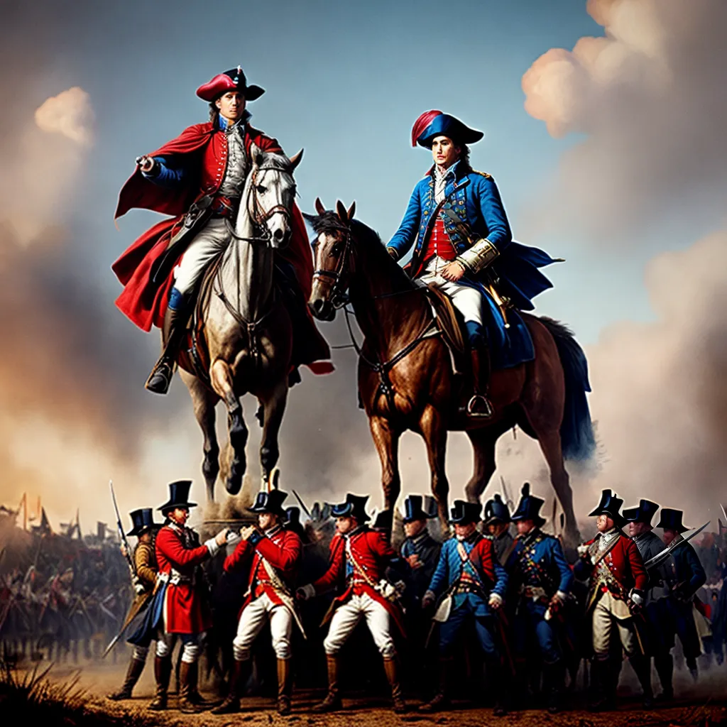 revolucao americana ilustracao contraste