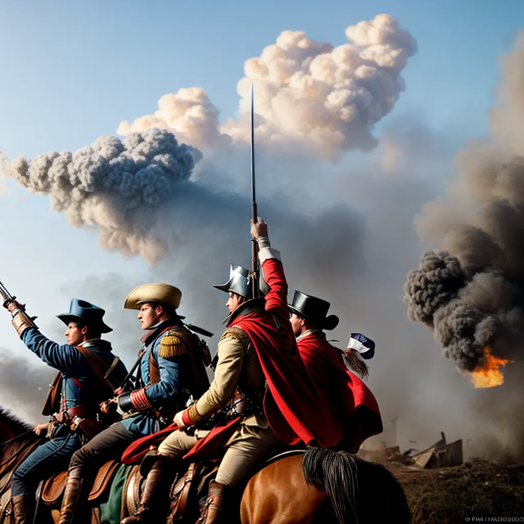 revolucao americana herois viloes ilustracao