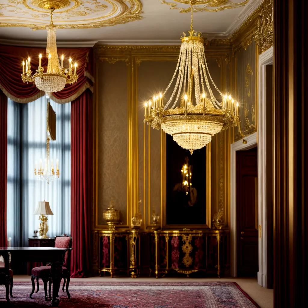 Sala Rococo A Decadência e Extravagância da Arte Rococó
