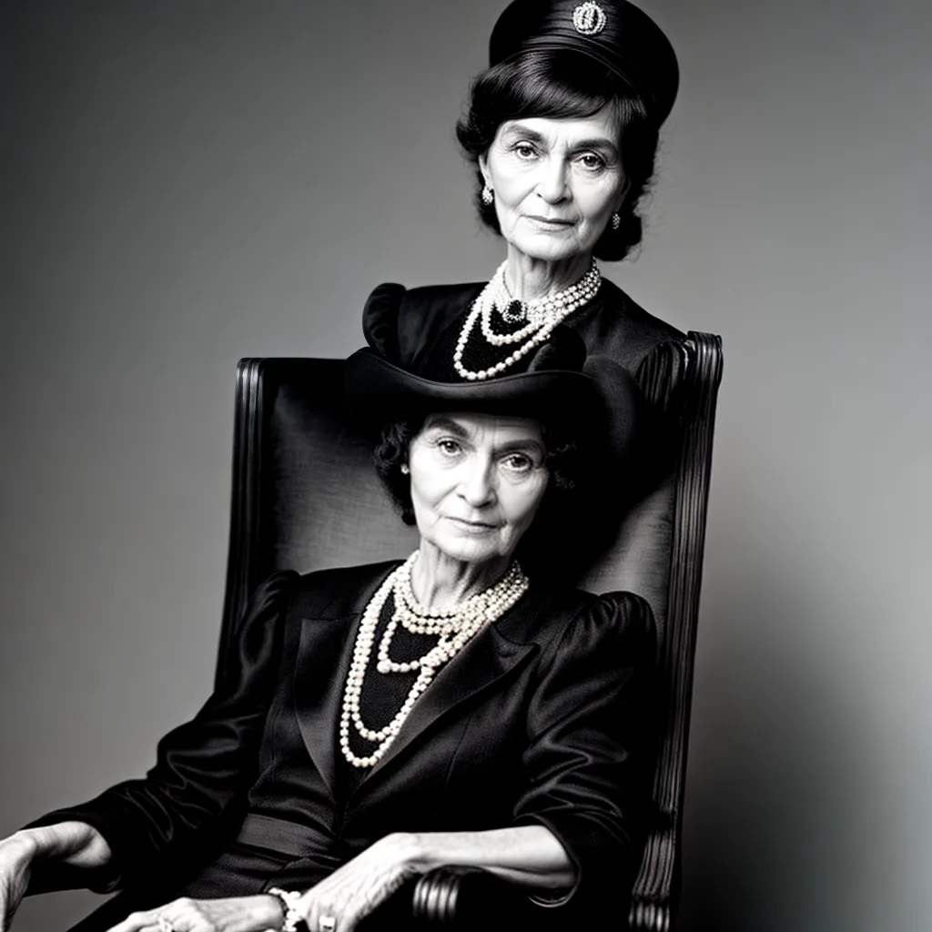 coco chanel fotografia preto branco 3