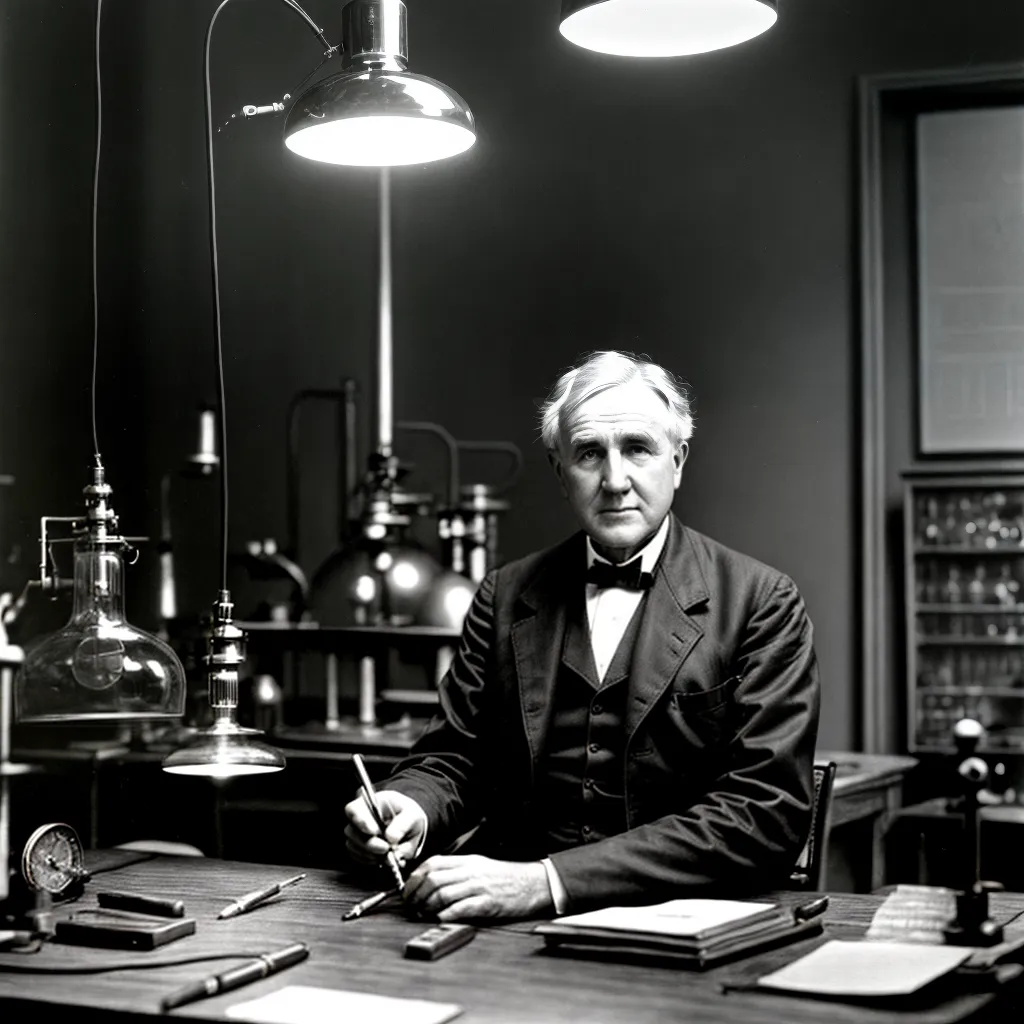A Vida de Thomas Edison: O Mago de Menlo Park