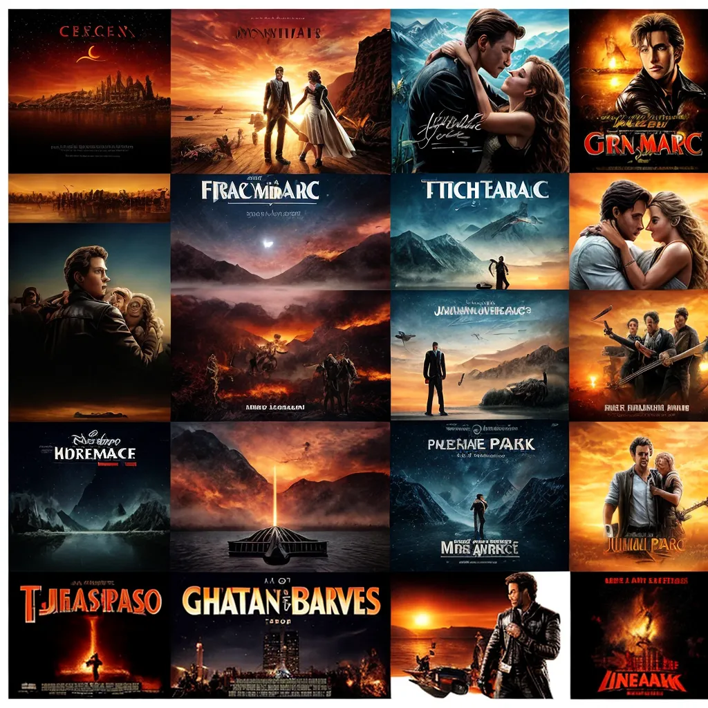 colagem posteres filmes trilhas sonoras
