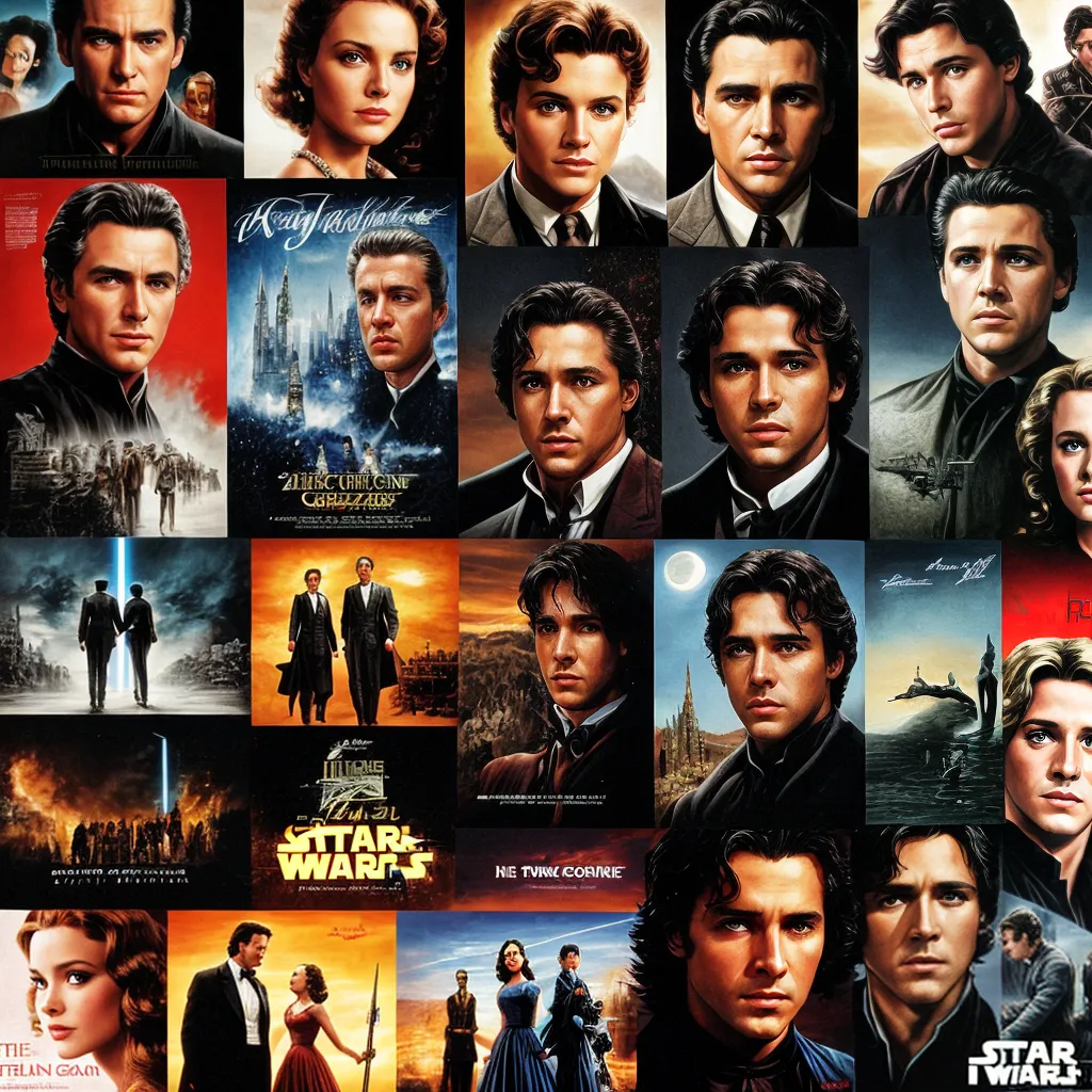 colagem posteres filmes iconicos
