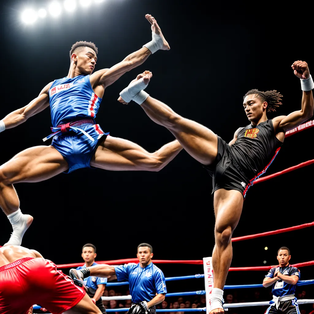 chute alto artes marciais espetaculo