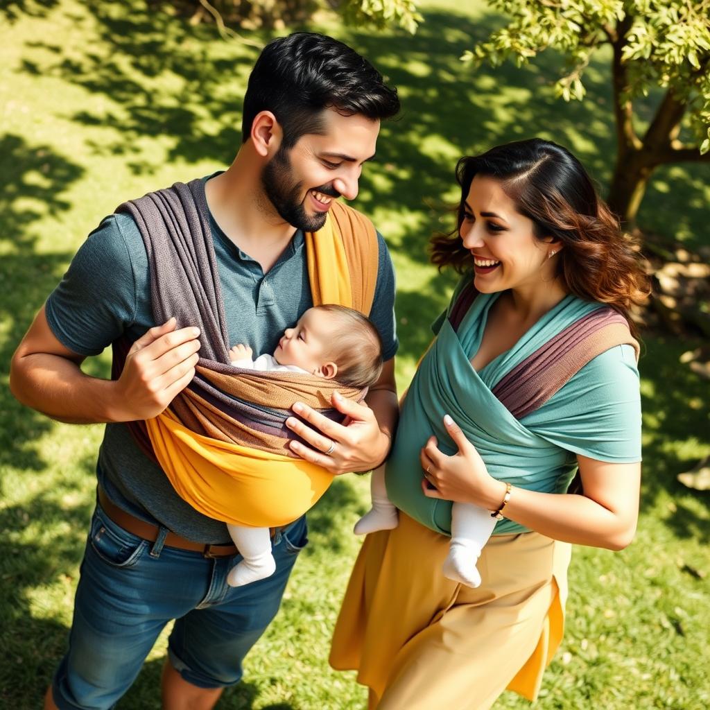 7 benefícios do sling para bebês, mamães e papais