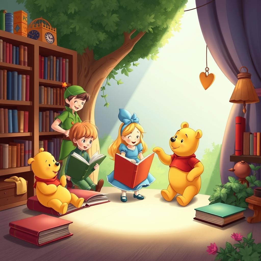 Um desenho que apresenta clássicos da literatura para os pequenos Um desenho que apresenta clássicos da literatura para os pequenos