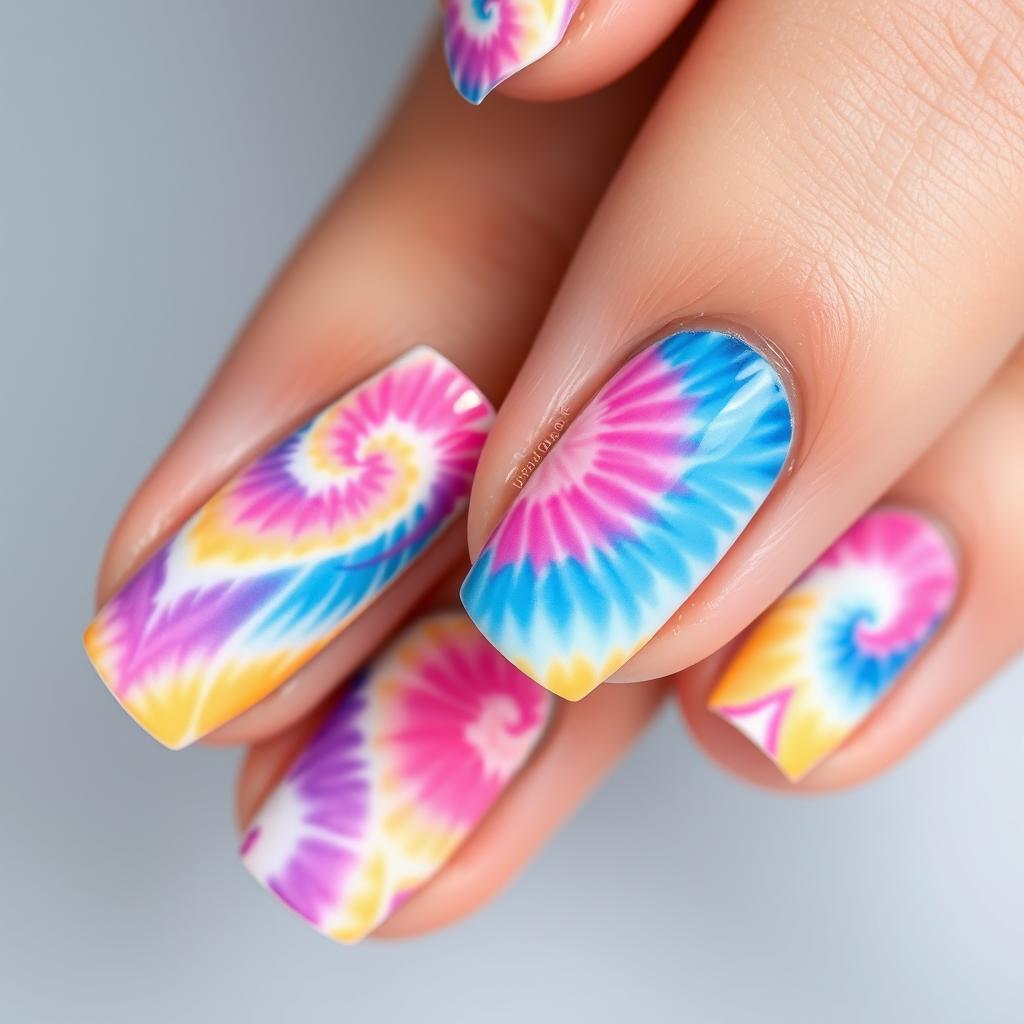 image 34 Aprenda como fazer unha tie-dye em casa