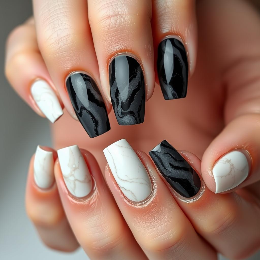 Como fazer unhas marmorizadas com itens que você já tem em casa