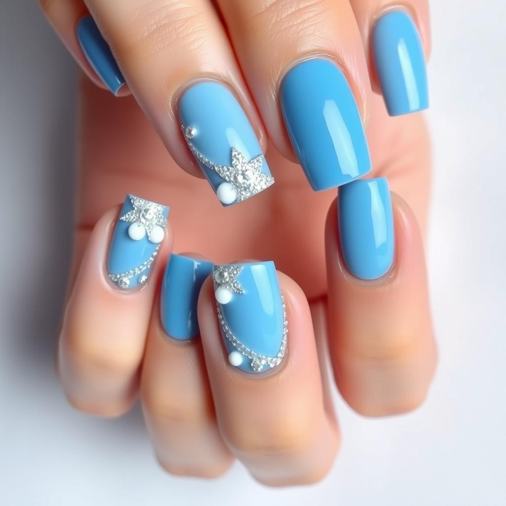 Esmalte azul claro: 17 ideias de unhas decoradas para se inspirar