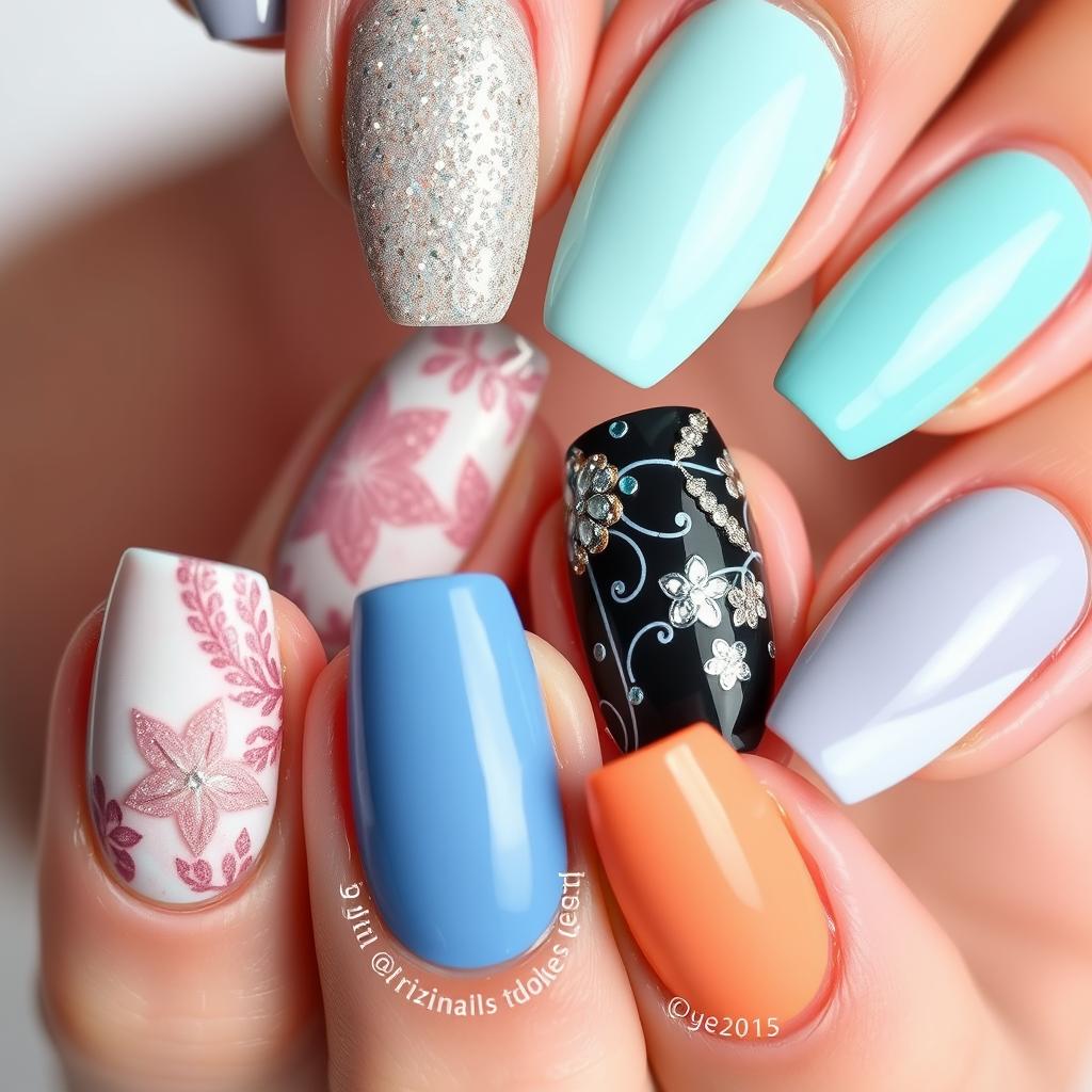 image 846 20+ fotos de unhas em gel decoradas para você se inspirar