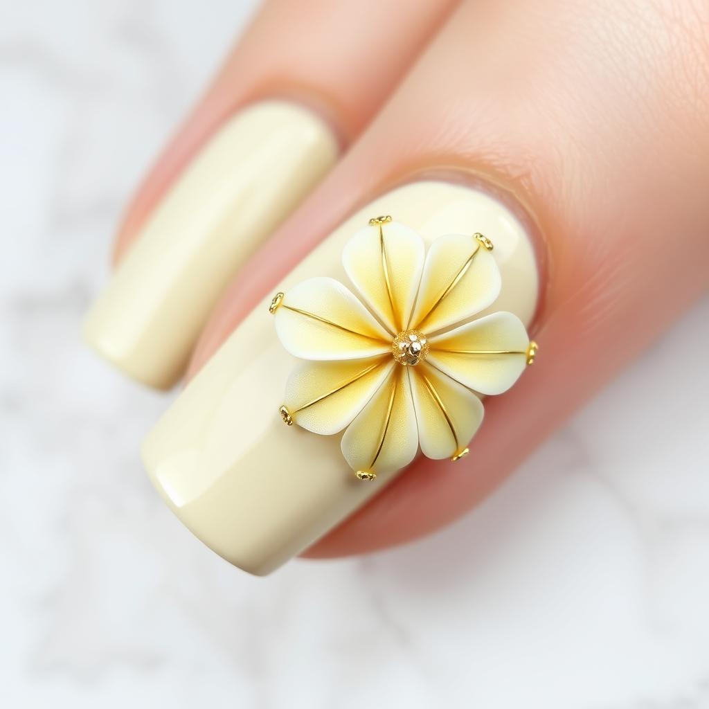 5 ideias de unhas decoradas com esmalte pêssego, a cor Pantone de 2024