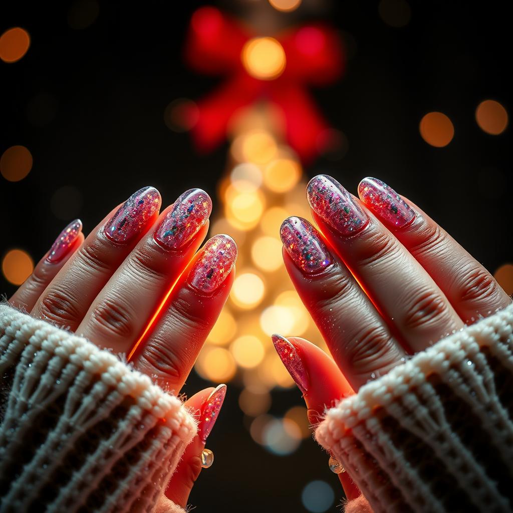 30 ideias de unhas douradas para o Ano Novo