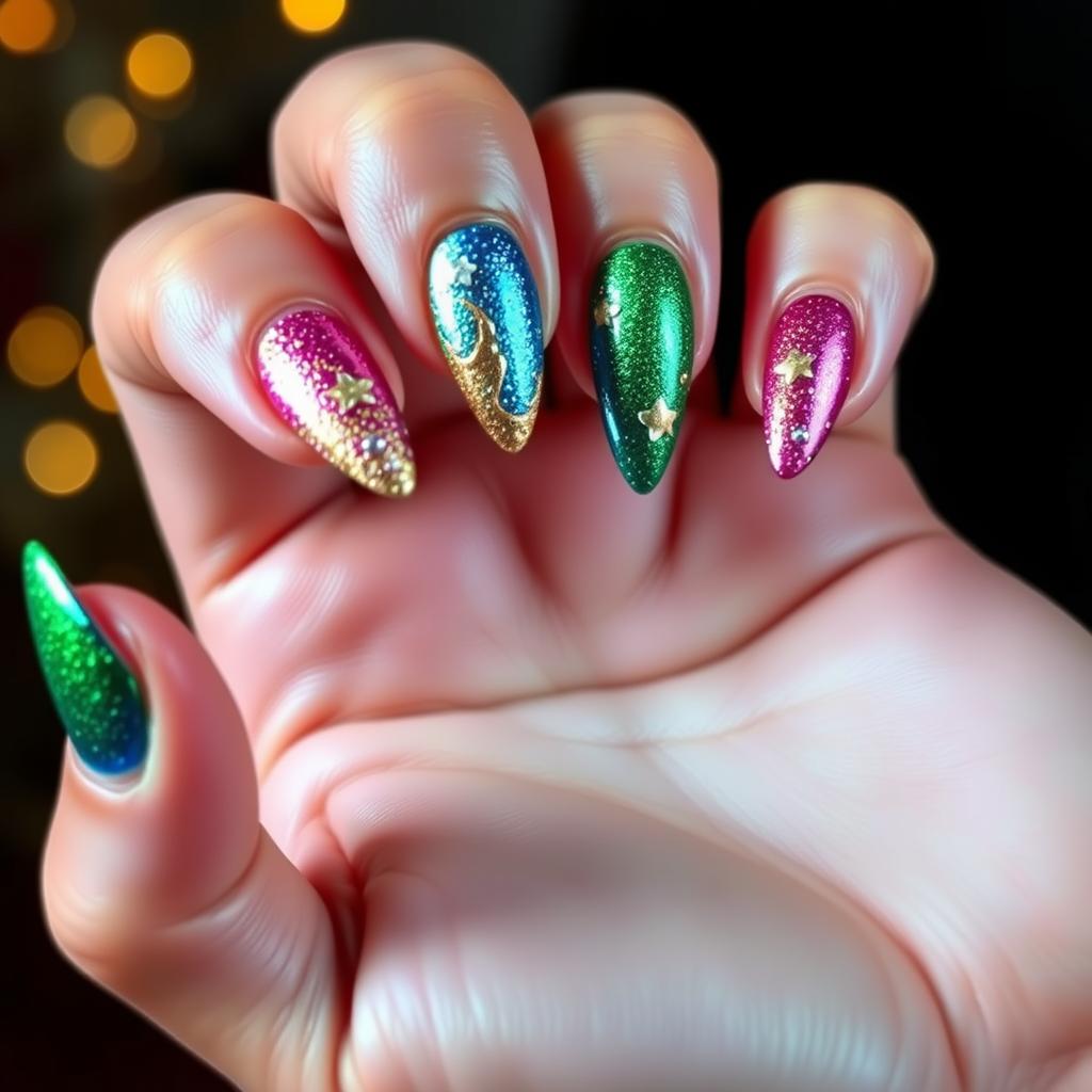 9 ideias de unhas para quem não quer usar branco no Ano Novo
