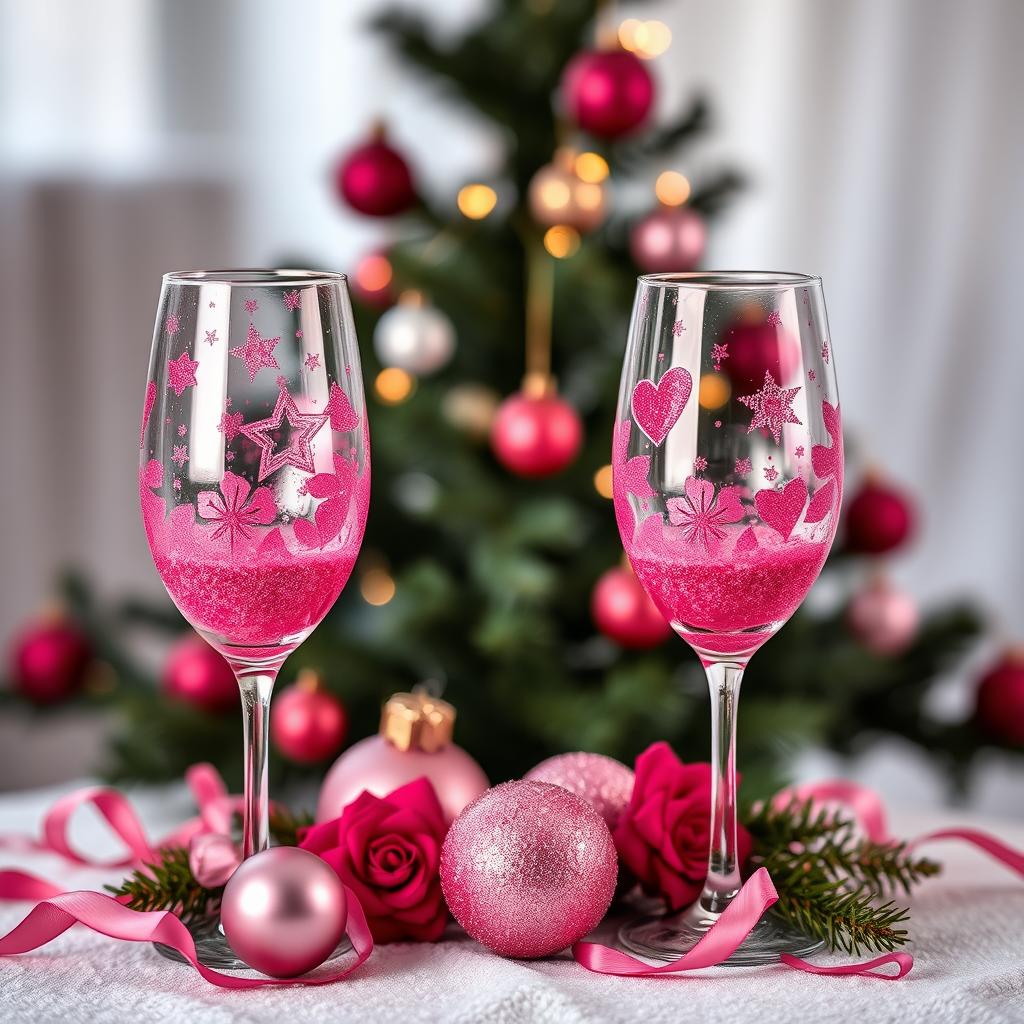 image 942 7 ideias de unhas rosas para o Natal que vão fazer suas mãos brilharem nas festas