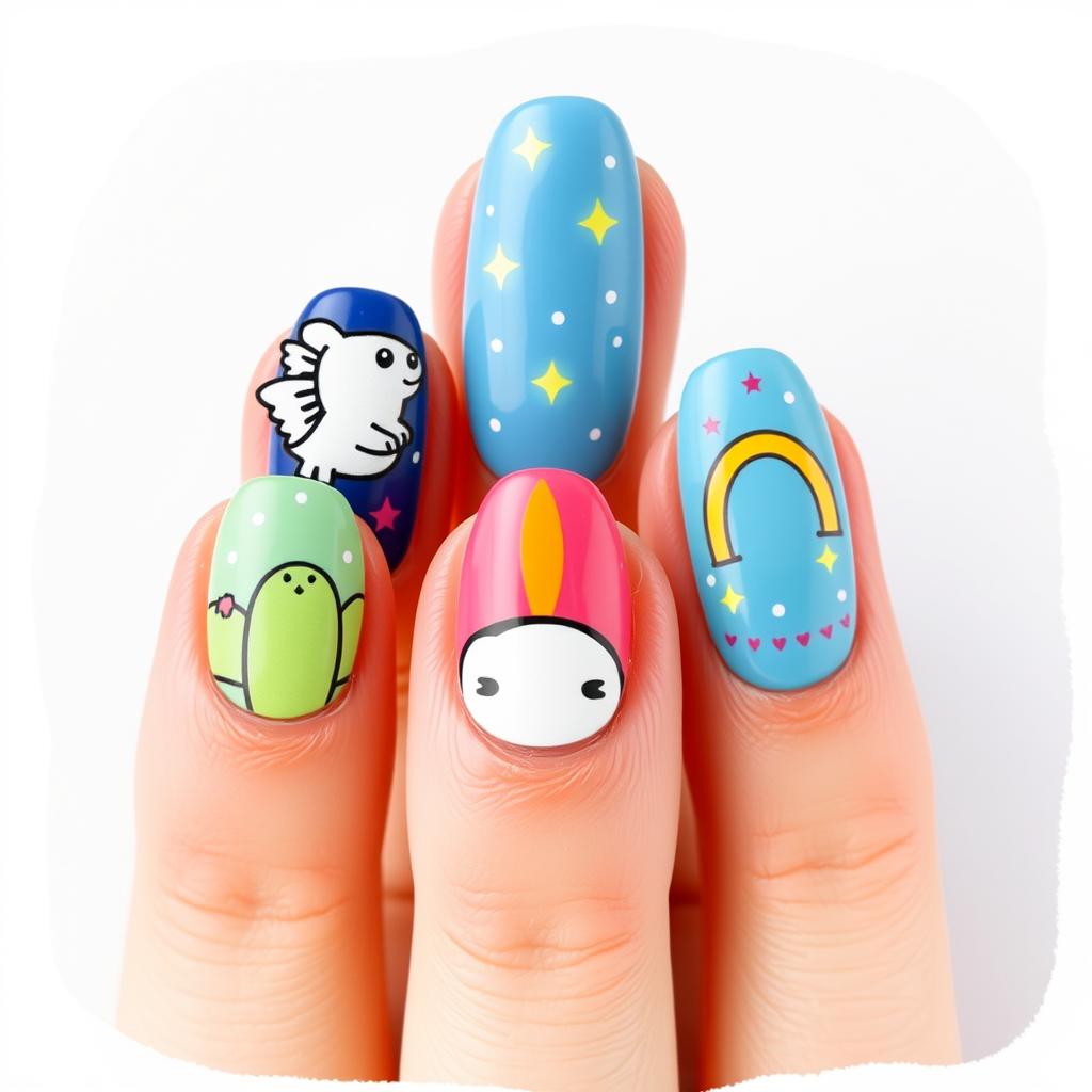 Kidcore: conheça a tendência de unha decorada que tá fazendo sucesso