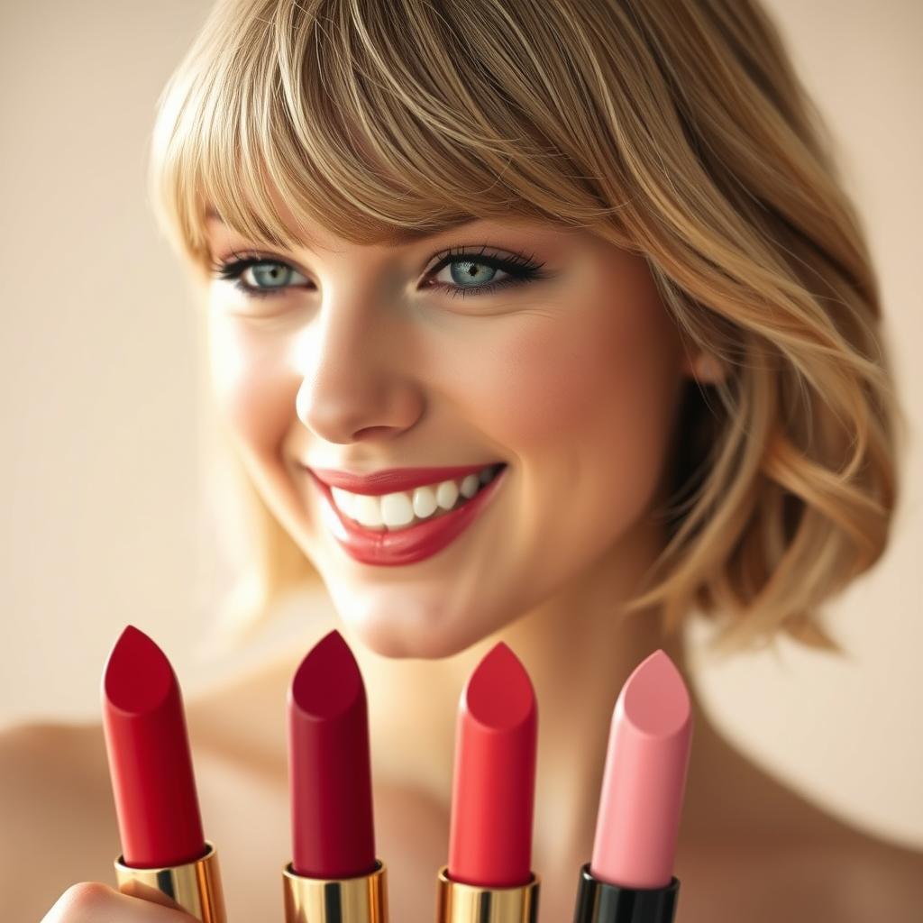 Segredo revelado! Saiba quais são os 4 batons favoritos de Taylor Swift