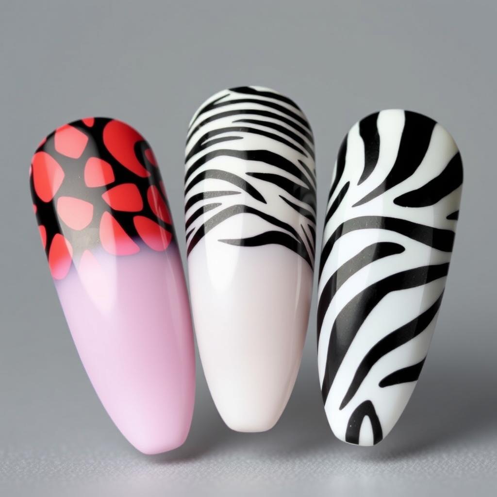 Unhas com estampas de animal print: onça, zebra, vaquinha e outras ideias para se inspirar