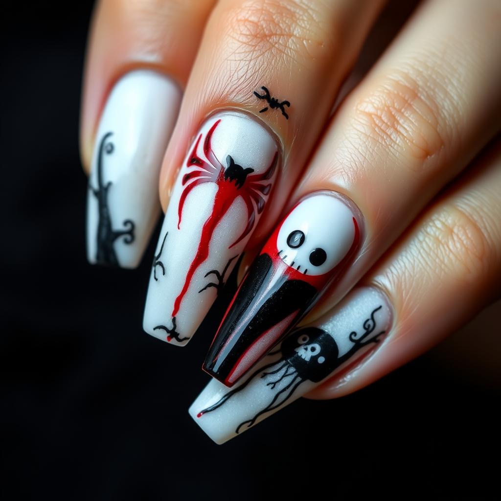 image 1918 Unhas de Halloween: 19 inspirações para arrepiar de tanta beleza