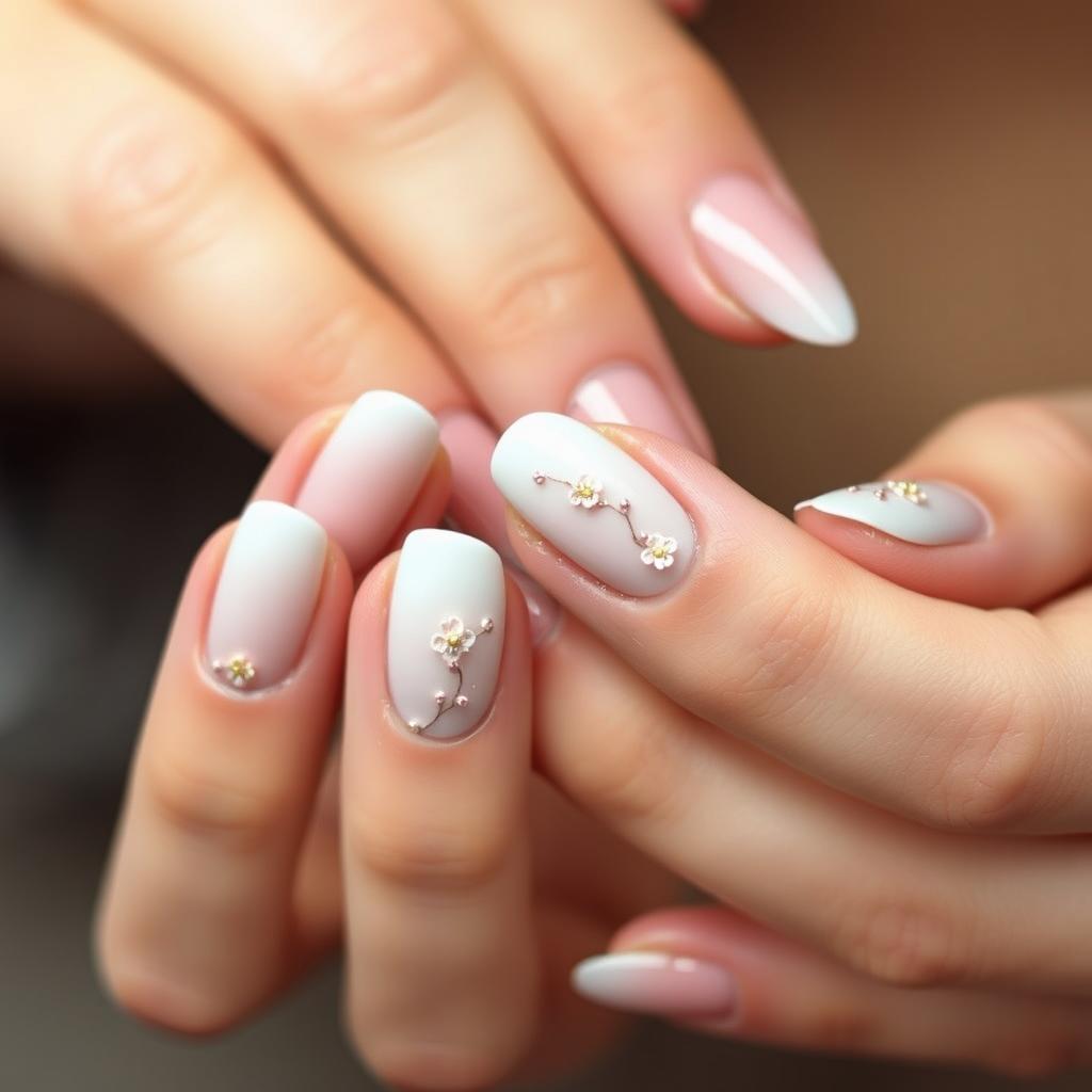 Unhas decoradas com esmalte claro: 9 inspirações encantadoras