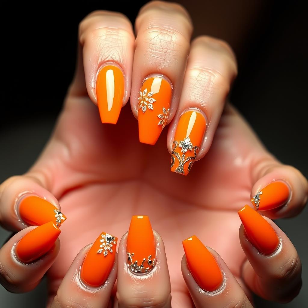 19 unhas decoradas com esmalte laranja para arrasar em qualquer lugar