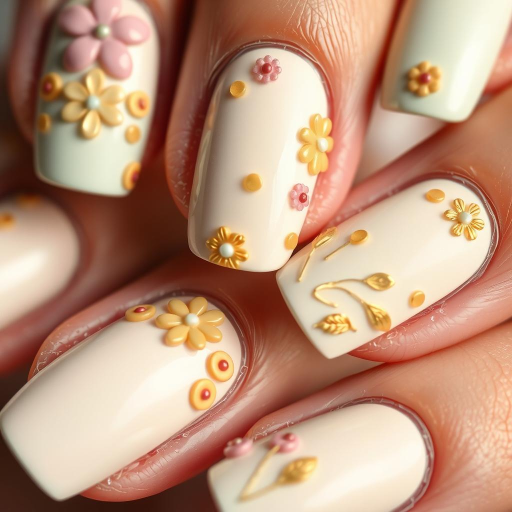 13 unhas decoradas fofas para fazer com grampo nas férias