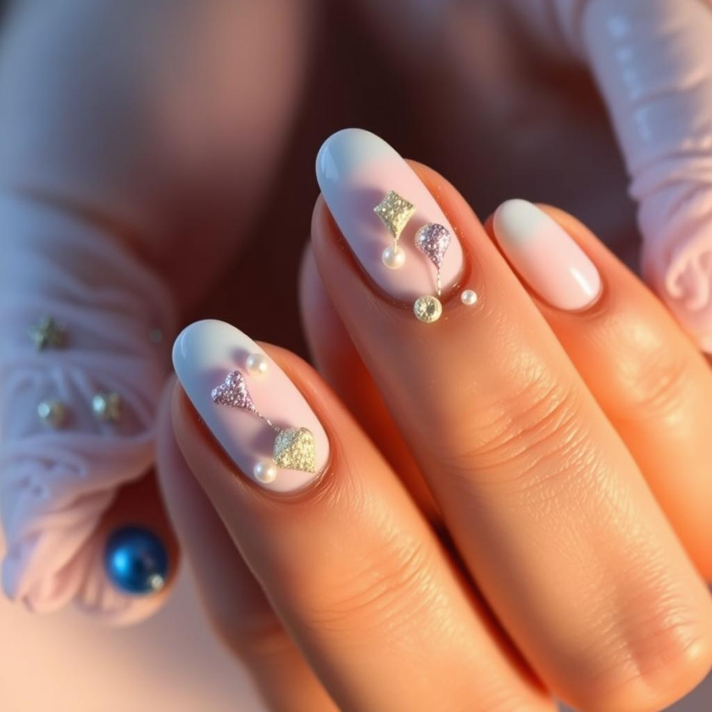 Unhas decoradas para chá revelação: 6 ideias para se inspirar