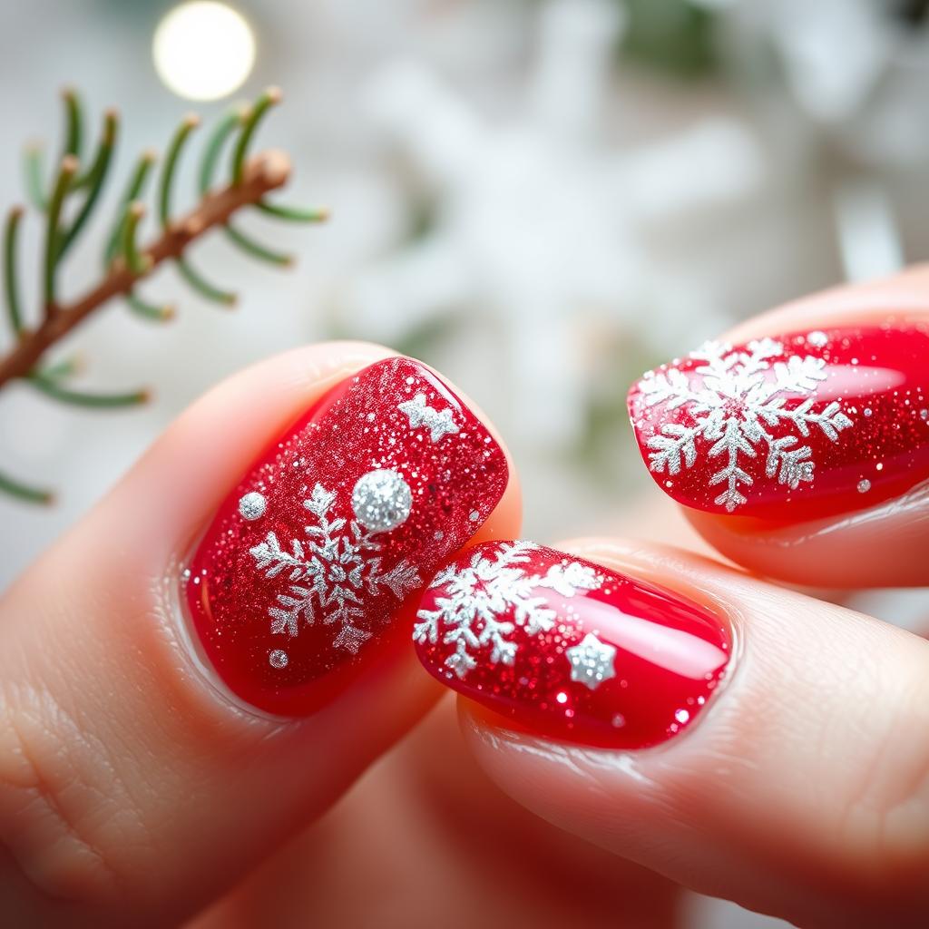Unhas decoradas para o Natal: veja as 25 melhores ideias de unhas vermelhas