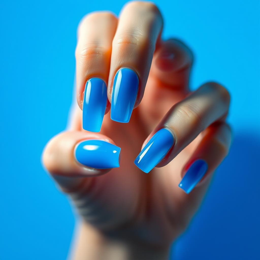Unhas em gel azul: 18 ideias para você arrasar