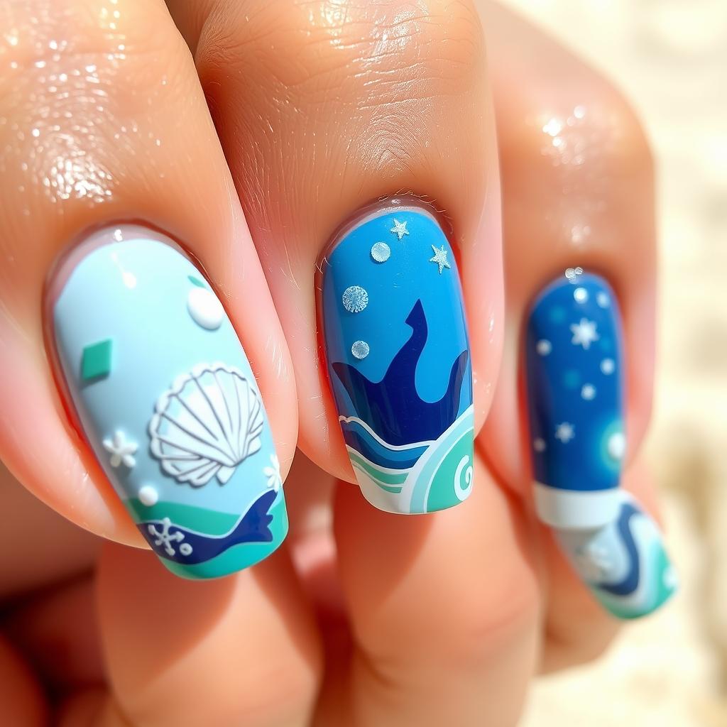 5 unhas inspiradas no mar para você usar no verão