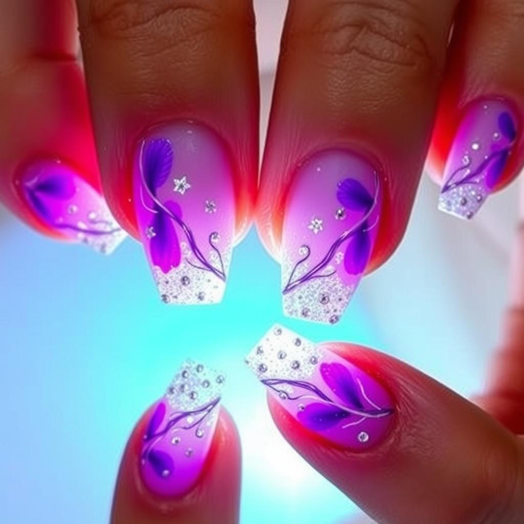 image 1991 Unhas lilás decoradas: 17 inspirações para arrasar