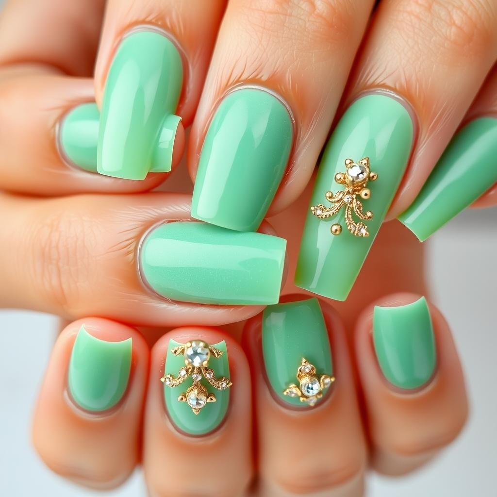 Unhas verdes decoradas: 11 inspirações para marcar presença