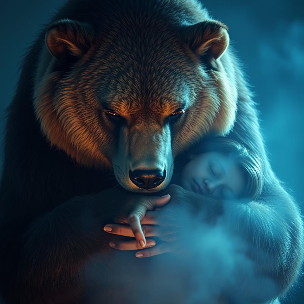 Sonhar com abraço de urso [Interpretação & Significado]