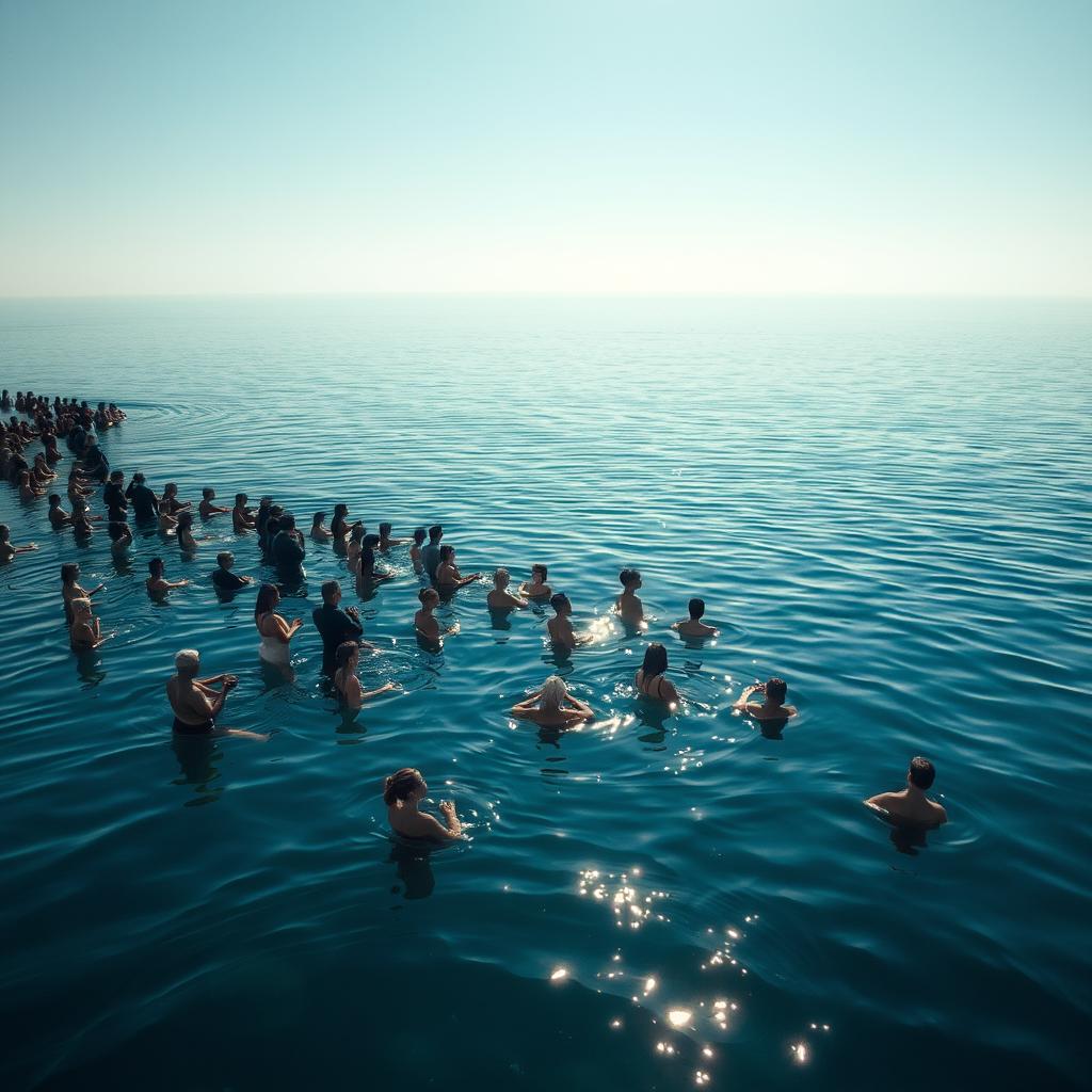 Sonhar com água e multidão [Interpretação & Significado]