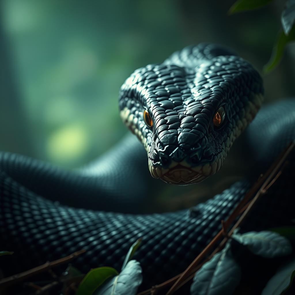 Sonhar com Anaconda Preta [Interpretação & Significado]