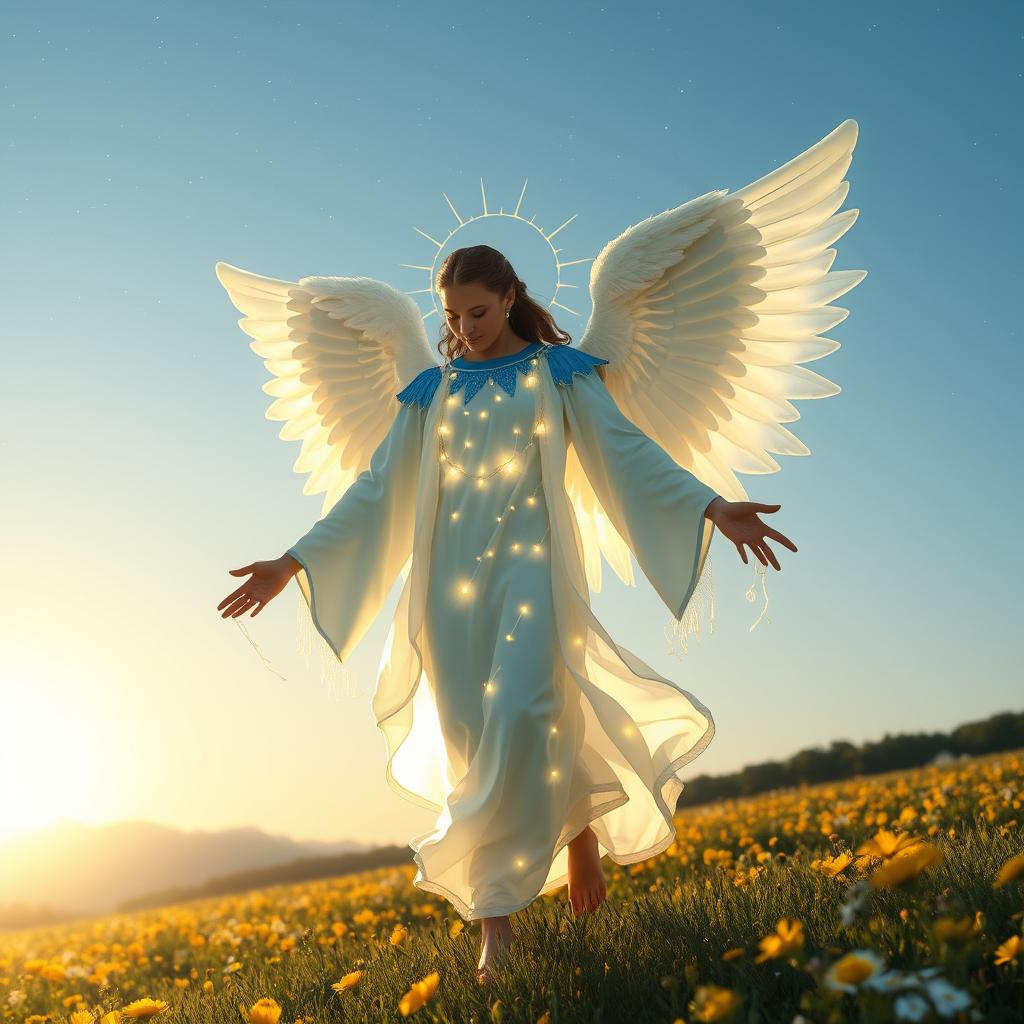 Sonhar com anjo vestido de azul [Interpretação & Significado]