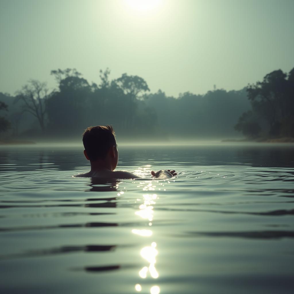 Sonhar com banho de rio à noite [Interpretação & Significado]