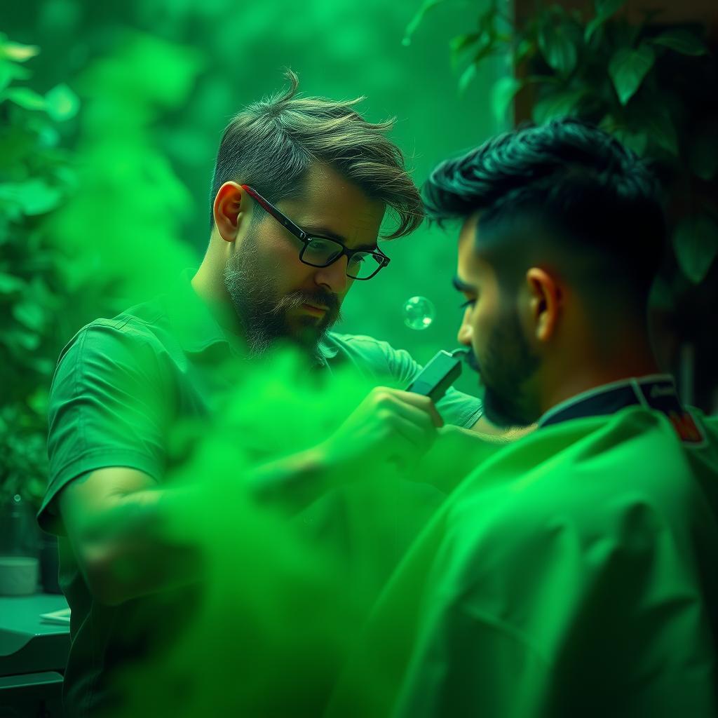 Sonhar com barbeiro verde [Interpretação & Significado]
