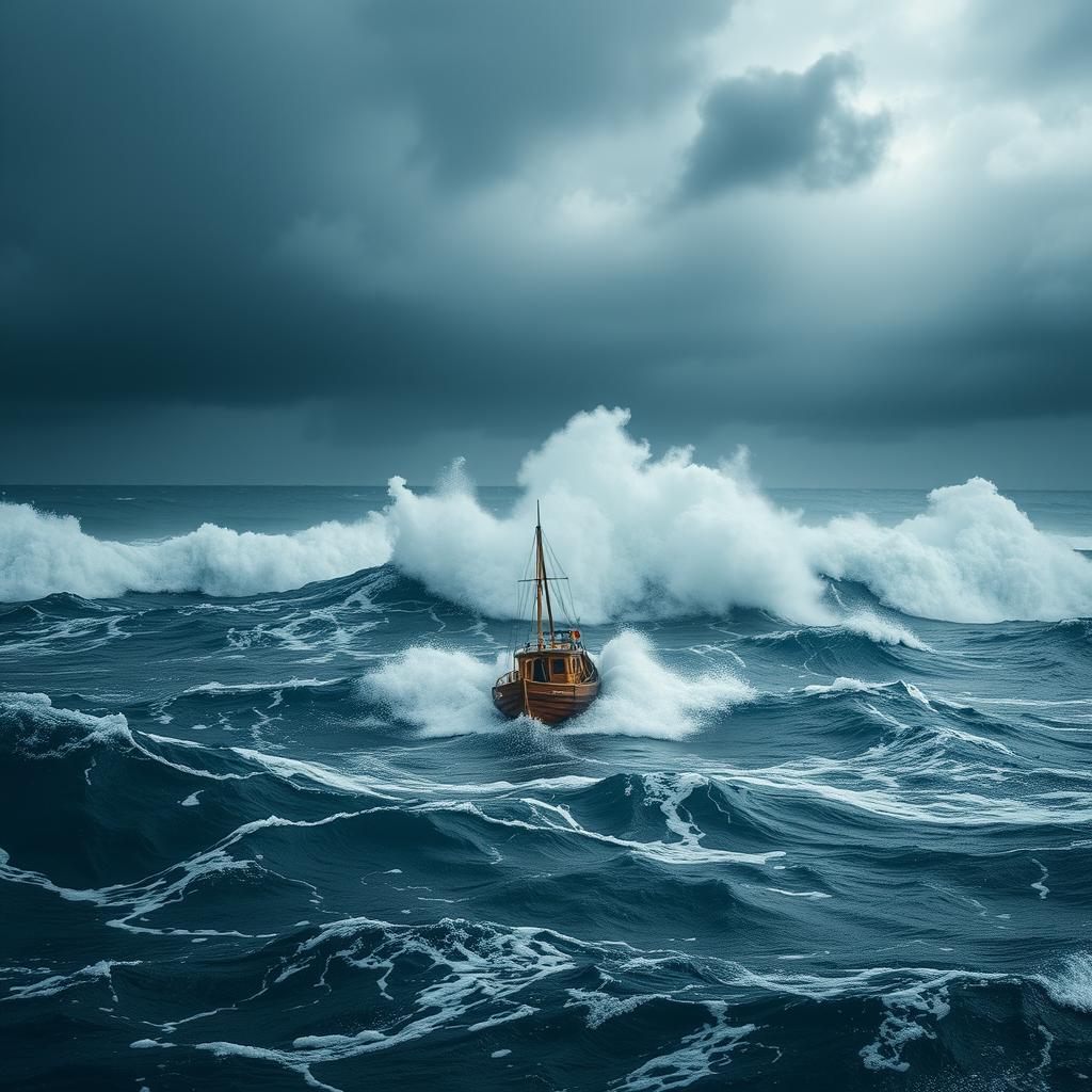 Sonhar com barco no mar agitado [Interpretação & Significado]