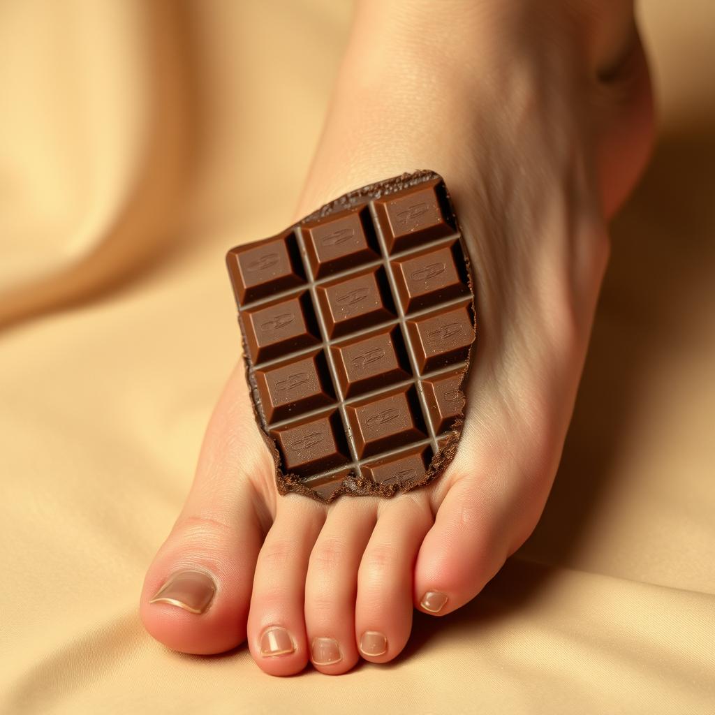 Sonhar com barra de chocolate no pé [Interpretação & Significado]