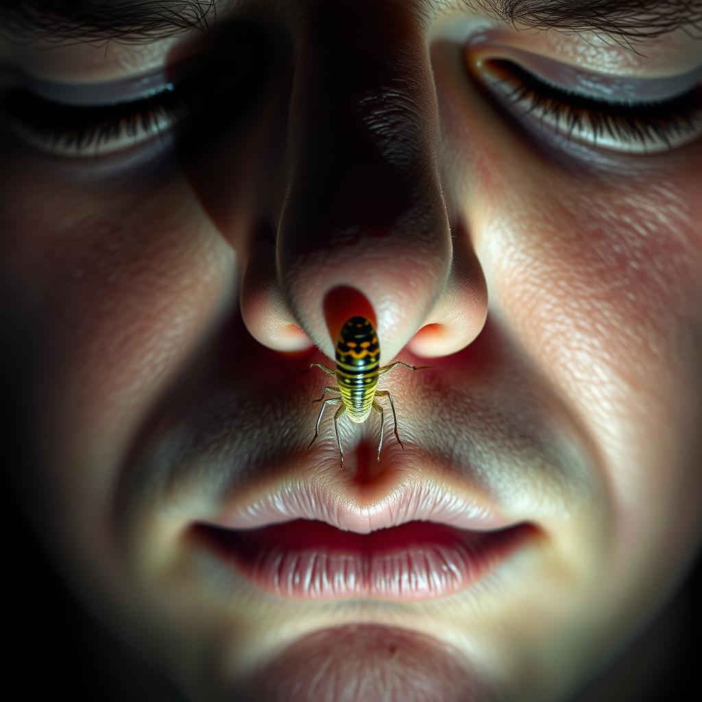 Sonhar com berne saindo do rosto [Interpretação & Significado]