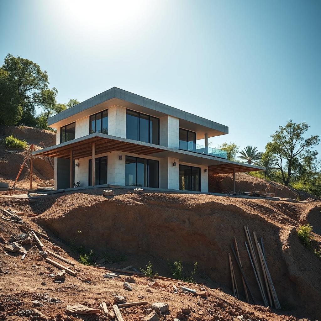 Quanto custa construir em terreno declive em Campinas 2022 - Dicas e Orientações